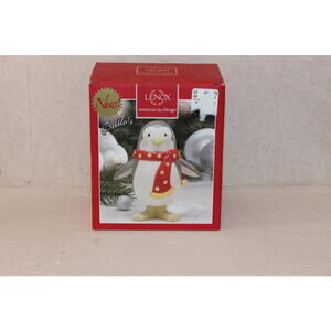 NEW Lenox Holiday Bobbles Penguin Figurine – In Factory Sealed Box